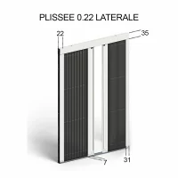 Plissée 0 22 latérale