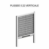 Plissée 0 22 verticale